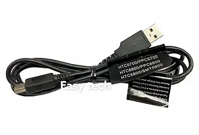 HTC USB Data Cable Touch Pro Touch Diamond MyTouch 3G Black Touch Verizon XV6900 • $7.75