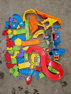 VTech Go Go Smart Wheels Car Train Play Set Multicolor Set Tracks Parts! • $25