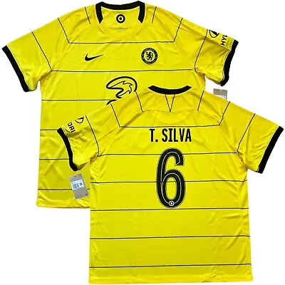 2021/22 Chelsea UCL Away Jersey #6 T. Silva 2XL Nike Soccer Cup Version NEW • $99