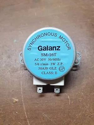 Galanz SM-16T Microwave Oven Turntable Synchronous Motor Spare Part 5/6 Rpm 3w • £2.99