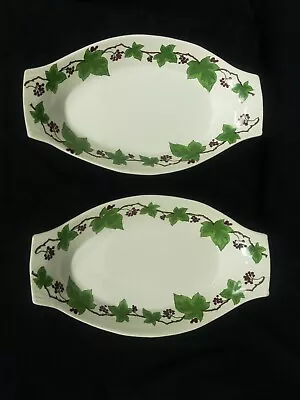 NORSK Egersund Norway Au Gratin Side & Salad  Vine Berries Country MCM • £20.25