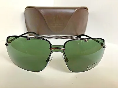 New WEB Narvik WE105 12N Silver Green Men's Sunglasses • $89.99