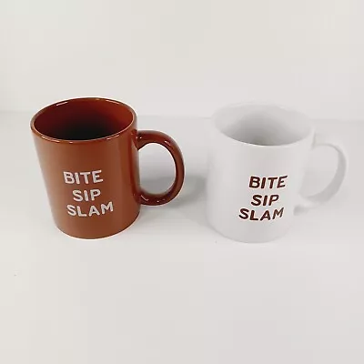 2xArnotts Tim Tam“Bite Sip Slam Ceramic MugsBrown & White.NEW N RARE.Collectable • $19.49