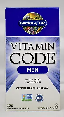 Expired Liquidation - Garden Of Life Vitamin Code Men 120 Capsules 09/2023 • $19.99