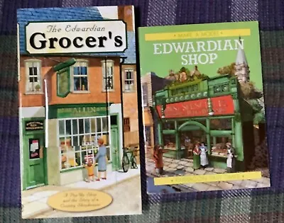 Vintage Pop Up Book Edwardian Grocers + Make A Model Shop Book Unused • £24.99