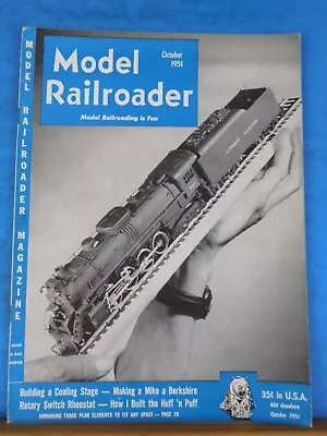 Model Railroader Magazine 1951 October Build Coaling Stage Rotary Switch Rheosta • $5