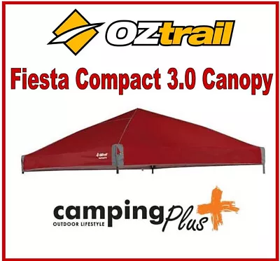 OZtrail Fiesta  Compact 3.0 Gazebo  Replacement Canopy RED - 3 X 3 M MARKET • $75