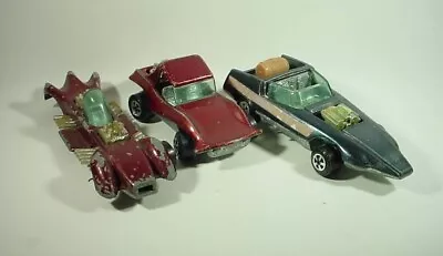 Vintage Topper / Johnny Lightning 3 Car Lot For Parts / Restoration Lot # 1 • $21.87