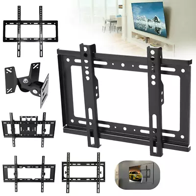 £10.99 • Buy TV Wall Bracket Mount Fixed VESA For 14 40 45 50 55 60 65 70 Inch LCD LED Plasma