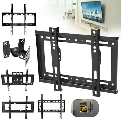 TV Wall Bracket Mount Fixed VESA For 14 40 45 50 55 60 65 70Inch LCD LED LG SONY • £5.99