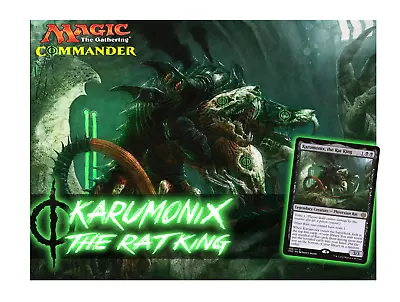 Karumonix The Rat King EDH Commander Deck! RAT TRIBAL! 0413 • $45.90