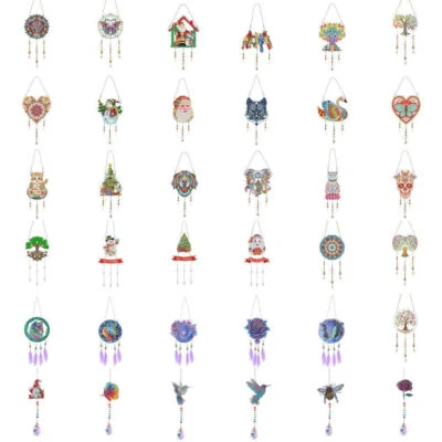 $15.90 • Buy Hanging Crystal Diamond Painting Suncatcher Beads Pendant Window Decor NEW  AU