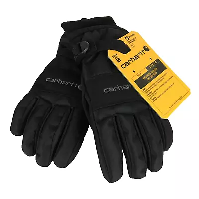 Carhartt Men's Gloves Size Small Black Waterproof Insulated Cuff Glove • $19.99