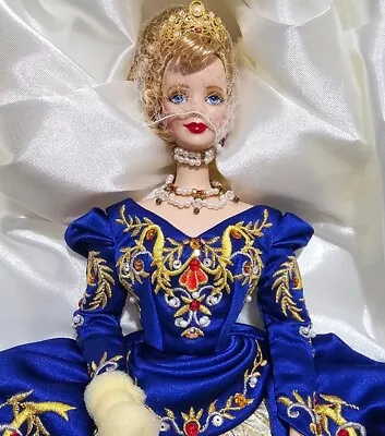 Faberge Imperial Elegance👑 Porcelain Barbie®  W/Egg & Heart Ltd Ed 1998 #19816 • $330