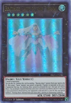 Beatrice Lady Of The Eternal - BROL-EN086 - Ultra Rare 1st Edition Yugioh • $1