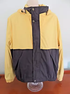 Pacific Trail Men's Jacket Yellow & Blue Poly Lined With Hood Size XL • $19.99