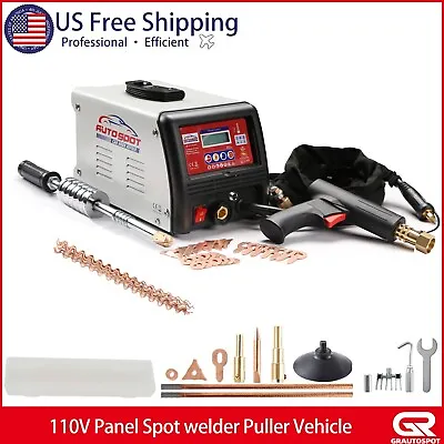 F98es 220v 3kw Panel Spot Welder Puller Vehicle Dent Spotter Bonnet Door Repair • $248.99