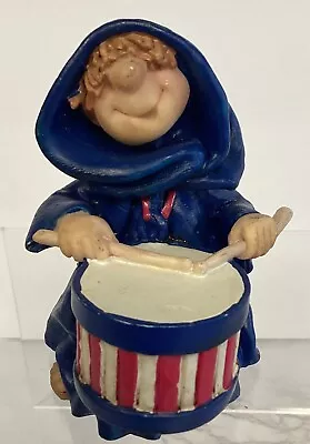 Friar Folk Abbey Press Drumming Up Patriotic Pride Figurine Monk Religious 40473 • $14.70