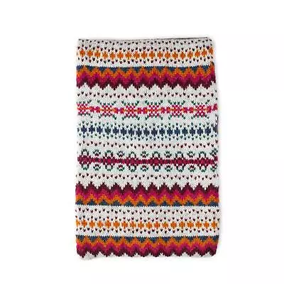 Lomond Lambswool - Fairisle Patterned Christmas Scarves - Hope • £49.95