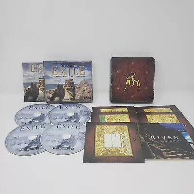 Riven & Myst III 3 Exile PC Ubi Soft 2001 PLAYABLE SHAPE Broken Case GREAT DEAL • $7.99