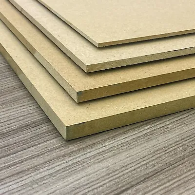 Plain MDF Sheets Boards Various Size -Select Your Size & Quantity In The Listing • £9.51