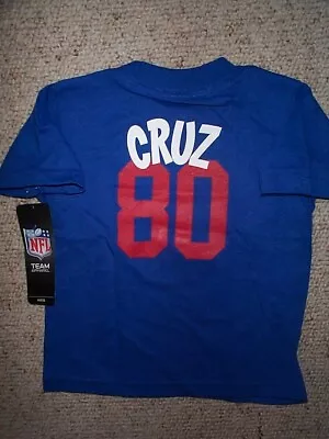 ($22) New York NY Giants Nfl VICTOR CRUZ Nfl Jersey Shirt TODDLER (2-2T) • $14.94