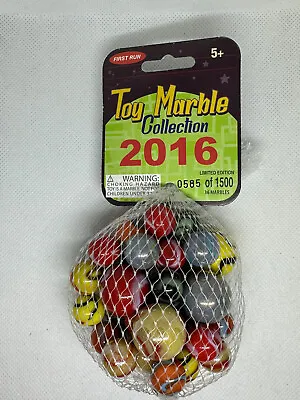 2016 Toy Marble Collection Mega Marbles Vacor Net Bag 0585/1500 • $24.99