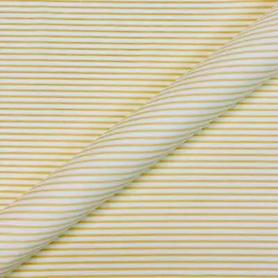 Daffodil Yellow Traditional Striped Fabric 54  • $16.99