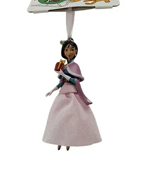 2017 Disney Sketchbook Mulan Present Winter Dress  Holiday Christmas Ornament • $23.96