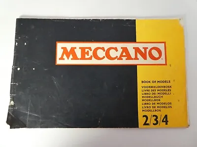 Pre-owned Meccano Book Of Models Set No: 2/3/4 - 1973 - Addition To Collection • £3.50