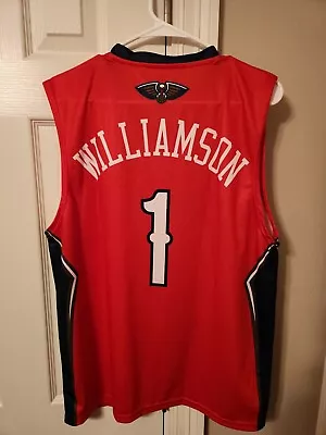 Zion Williamson New Orleans Pelicans Promo SGA Red Jersey Size M NWOT • $39.99