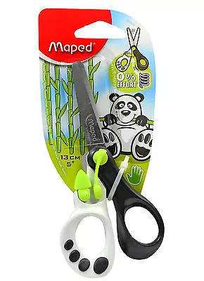 £3.99 • Buy Maped Koopy Children's Kid's Right Handed Spring Assisted Scissors - Green