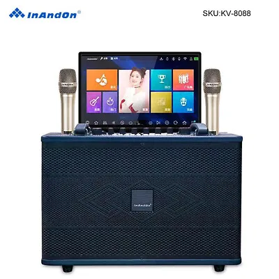 InAndon Home KTV Music Song Machine Outdoor Mobile Karaoke All In One Set • $758