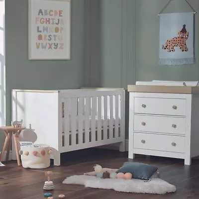 Luna Dresser & Changer - White & Oak • £399