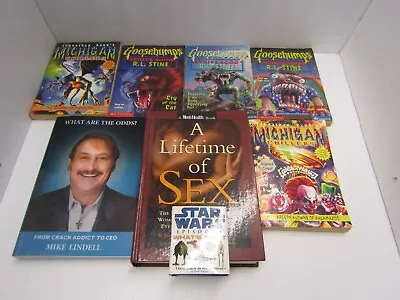 Books Lot Including R.L. Stine Goosebumps Books + Michigan Chillers • $9.99