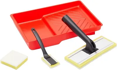 FFJ Painting Wall Click System Paint Pad Set High Capacity Coverage Sponge Kit • £10.29