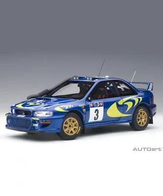 New Auto Art 1/18 Scale Subaru Impreza WRC 1997 #3 (Colin · McRae / Nicky Grist) • $333