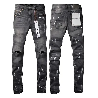 New Purple Brand Men's Spash-INK Personality Fashion Jeans Size 28-40... • $118.39