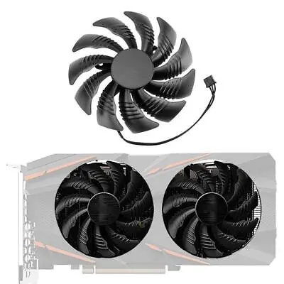 88MM T129215SU Cooling 4Pin Fan For Gigabyte GTX 1050 M6P1 1070 RX High 960 F8Q4 • $7.21