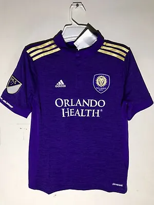 Adidas Youth MLS Jersey Orlando City Team Purple Sz S • $9.99