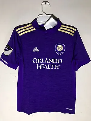 Adidas Youth MLS Jersey Orlando City Team Purple Sz XL • $9.99