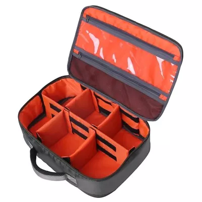 Fishing Reel Gear Bag Portable Fishing Tackle Organizer Storage Bag Reel Case • $50.99