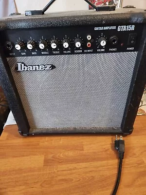 Ibanez GTA15R 15W Guitar Amplifier Black Tested • $59.99