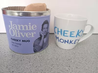 NEW Jamie Oliver By Queens Cheeky Mug CHEEKY MONKEY With Tin (no Lid) • £17