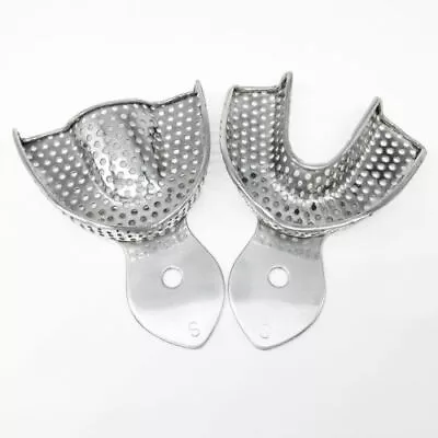 Dental Impression Trays Autoclavable Metal Solid Stainless Steel S/M/L/Anterior • $7.59