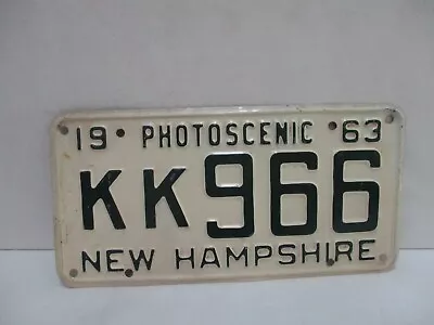 Vintage 1963 New Hampshire License Plate  - Rockingham County • $24.95