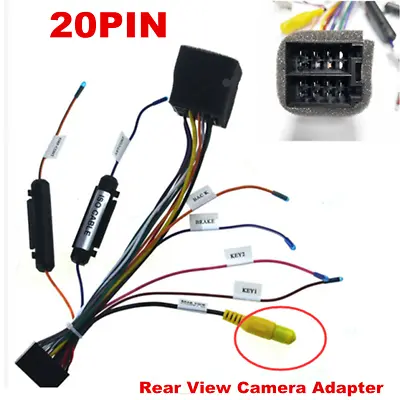 For Car ISO Wiring Harness Stereo Radio Plug Lead Wire Loom Connector Adaptor • $11.95
