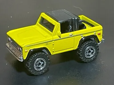 Matchbox 1972 Ford Bronco 4x4 Yellow 1/64 • $5.50