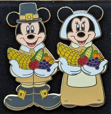 Disney Thanksgiving 2005 Mickey & Minnie Pilgrims Pin PP 42557 OE • $18.05