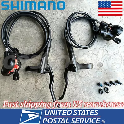 Shimano Altus MT200 Hydraulic Disc Brake Mountain Front Rear 160mm RT56 Rotor US • $31.99